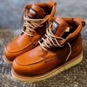 Timberland Pro 6" Wedge Leather Boots - Men's 10.5